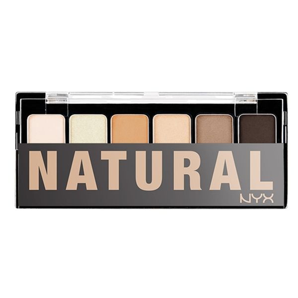 Палетка теней NYX The Natural Shadow Palette, 6 г.