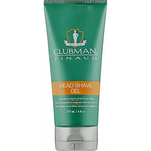 Зволожуючий гель для гоління Clubman Pinaud Head Shave Gel, 177 мл.