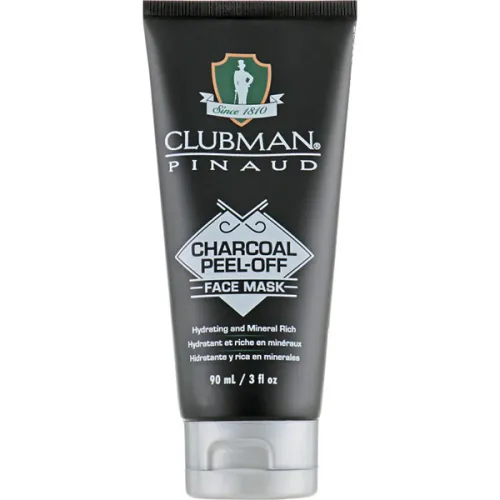 Очищувальна маска для обличчя Clubman Pinaud Charcoal Peel-Off Face Mask на основі вугілля, 90 мл.