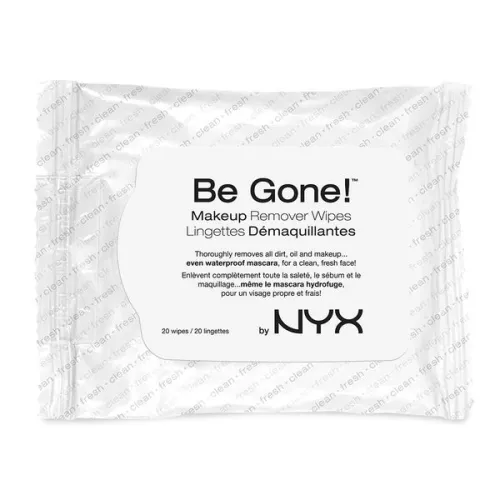 Серветки для зняття макіяжу NYX Be Gone! MakeUp Remover Wipes