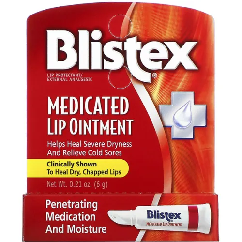 Лечебный бальзам для губ Blistex Medicated Lip Ointment, 6 г.