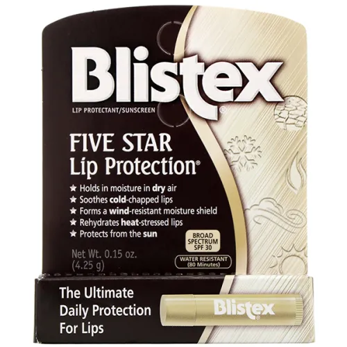 Бальзам для губ Blistex Five Star Lip Protection SPF30 с солнцезащитой, 4.25 г.