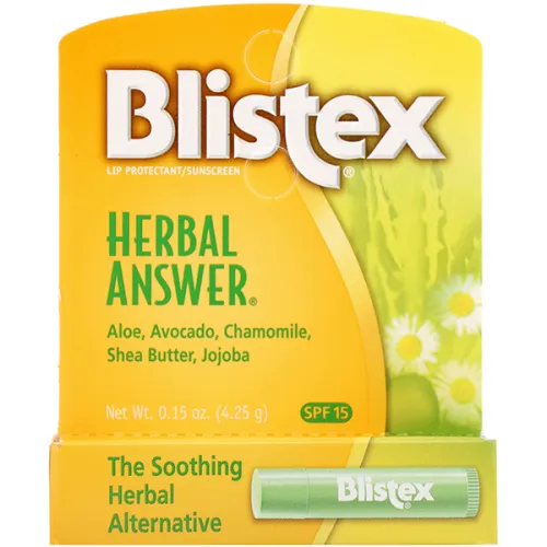 Бальзам для губ Blistex Lip Protectant Herbal Answer SPF15 с солнцезащитой «травяной», 4.25 г.