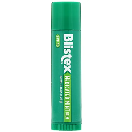 Бальзам для губ Blistex Lip Protectant Medicated Mint Balm SPF15 з сонцезахистом «цілюща м’ята», 4.25 г. без уп.