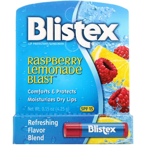 Бальзам для губ Blistex Lip Protectant Raspberry Lemonade Blast SPF15 з сонцезахистом «малиново-лимонадний вибух», 4.25 г.