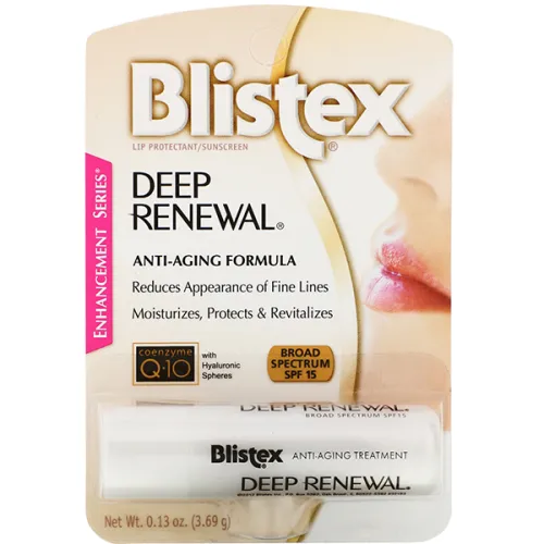 Антивозрастной бальзам для губ Blistex Deep Renewal Anti-Aging Treatment SPF15 с солнцезащитой, 3.69 г.