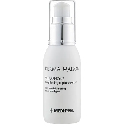 Антиоксидантна сироватка для обличчя Medi Peel Derma Maison Vitabenone Brightening Capture Serum з ідебеноном, 50 мл.