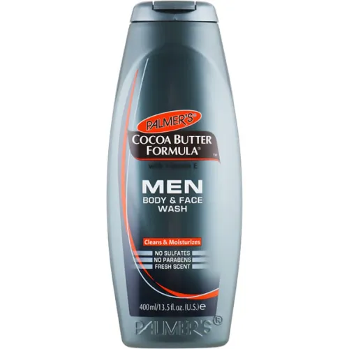 Мужской гель для душа Palmer’s Cocoa Butter Formula Men Body & Face Wash с маслом какао и витамином Е, 400 мл.