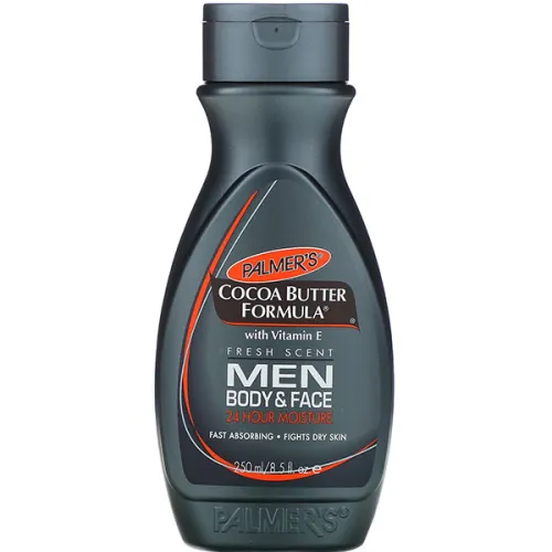 Чоловічий лосьйон для обличчя та тіла Palmer’s Cocoa Butter Formula Men Body & Face Lotion з олією какао та вітаміном Е, 250