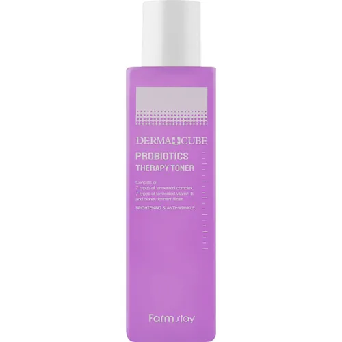 Увлажняющий тонер для лица FarmStay Dermacube Probiotics Therapy Toner с пробиотиками, 200 мл.