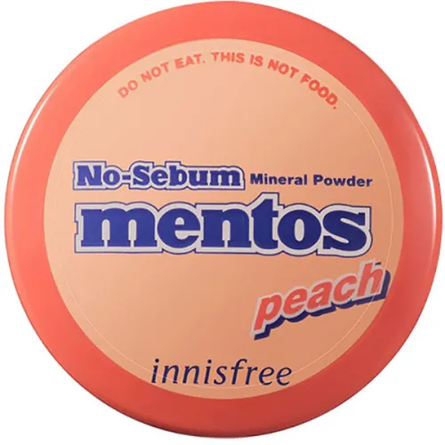 Рассыпчатая пудра-вуаль Innisfree No-sebum Mineral Powder X Mentos с минералами, 5 г.