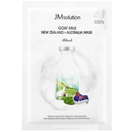 Тканинна маска для обличчя JMsolution Goat Milk New Zealand + Australia Mask з екстрактом козиного молока, 30 мл.
