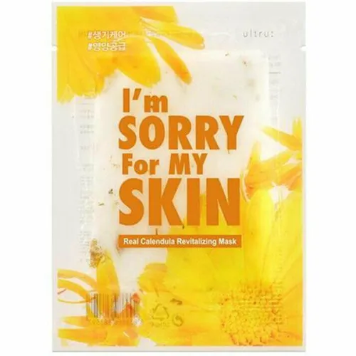 Відновлювальна тканинна маска для обличчя I’m Sorry For My Skin Real Calendula Revitalizing Mask з екстрактом календули, 23