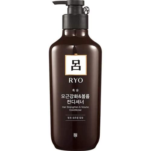Зміцнюючий кондиціонер для ослабленого волосся Ryo Hair Strengthen & Volume Conditioner, 550 мл.