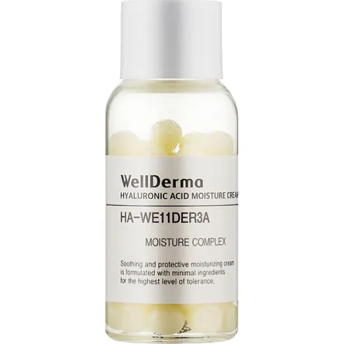 Капсулированный крем для лица WellDerma Hyaluronic Acid Moisture Cream с гиалуроновой кислотой, 20 г.