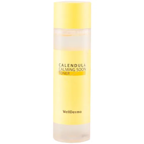 Тонер для лица WellDerma Calendula Calming Soon Toner с экстрактом календулы, 150 мл.