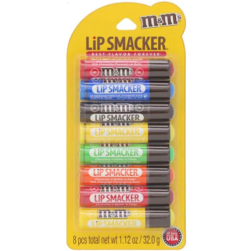 Набор бальзамов для губ Lip Smacker M&M’s Lip Balm Party Pack, 8 шт. х 4 г.