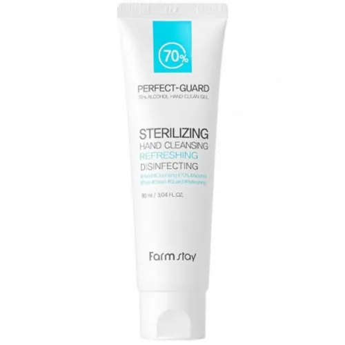 Гель-санітайзер для рук FarmStay Perfect-Guard 70% Alcohol Hand Clean Gel, 90 мл.