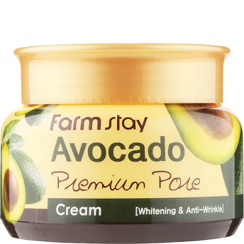 Лифтинг-крем для лица FarmStay Avocado Premium Pore Cream с экстрактом авокадо, 100 мл.
