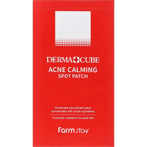 Точечные патчи для проблемной кожи лица FarmStay Derma Cube Acne Calming Spot Patch