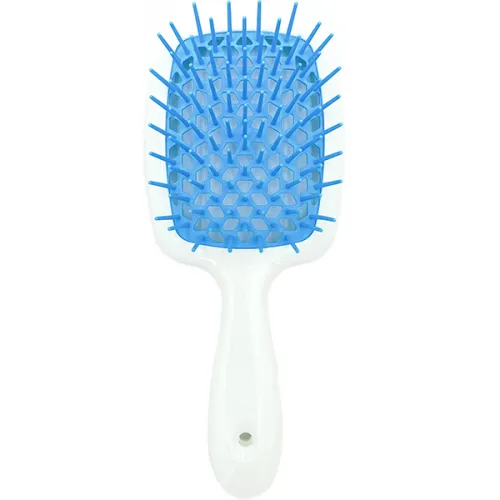 Щітка для волосся «біла Janeke Superbrush The Original White & Blue SP226BIA TSE з блакитним»