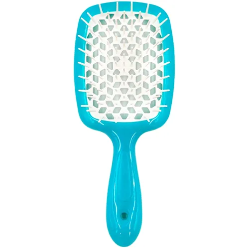 Щітка для волосся «бірюзова Janeke Superbrush The Original Turquoise & White 82SP226TSE з білим»