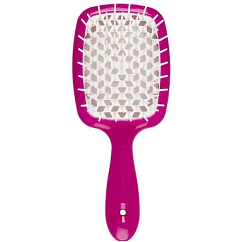 Щітка для волосся «фуксія Janeke Superbrush The Original Fuchsia & White з білим»
