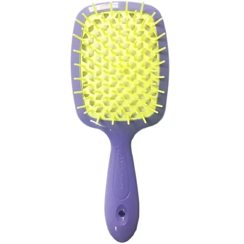 Щітка для волосся «фіолетова Janeke Superbrush The Original Purple & Lemon з лимонним»