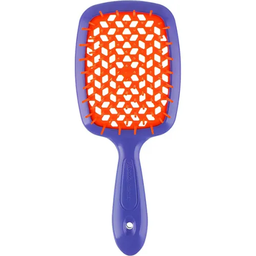 Щітка для волосся «фіолетова Janeke Superbrush The Original Purple & Orange 86SP226VA з помаранчевим»