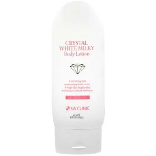 Лосьйон для тіла 3W Clinic Crystal White Milky Body Lotion з екстрактом молока, 150 г.
