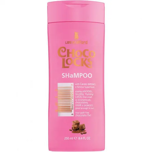 Шампунь для придания гладкости волосам Lee Stafford Choco Locks Shampoo с экстрактом какао, 250 мл.