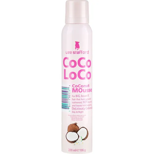 Мус для волосся Lee Stafford Сосо Loco Coconut Mousse з екстрактом кокосу, 200 мл.
