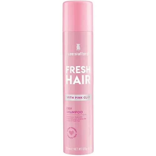 Сухий шампунь для волосся Lee Stafford Fresh Hair Dry Shampoo з рожевою глиною, 200 мл.