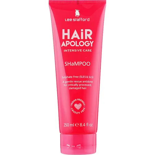 Интенсивный безсульфатный шампунь для волос Lee Stafford Hair Apology Shampoo, 250 мл.