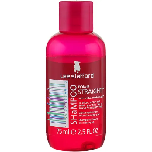 Шампунь для выпрямления волос Lee Stafford Poker Straight Shampoo, 75 мл.