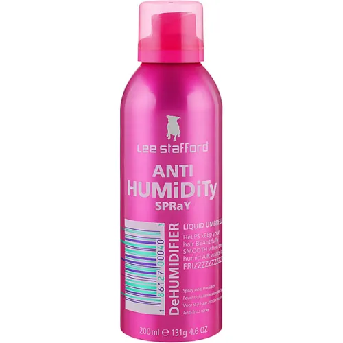 Спрей для предотвращения завивания волос Lee Stafford Anti Humidity Spray Dehumidifier, 200 мл.