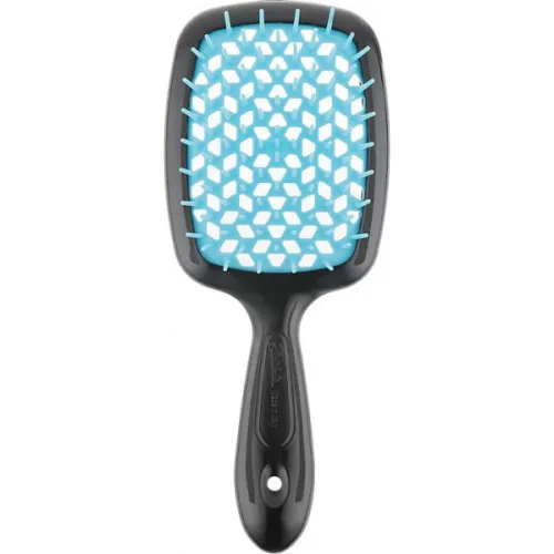 Щітка для волосся «чорна Janeke Superbrush The Original Black & Blue 71SP226TSE з синім»