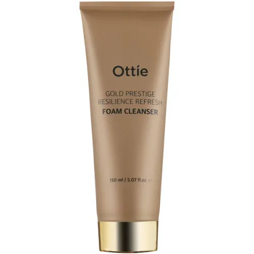 Увлажняющая пенка для умывания Ottie Gold Prestige Resilience Refresh Foam Cleanser, 150 мл.