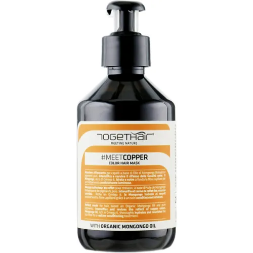 Відтінкова маска для волосся «мідь» Togethair Color Hair Mask Copper, 250 мл.