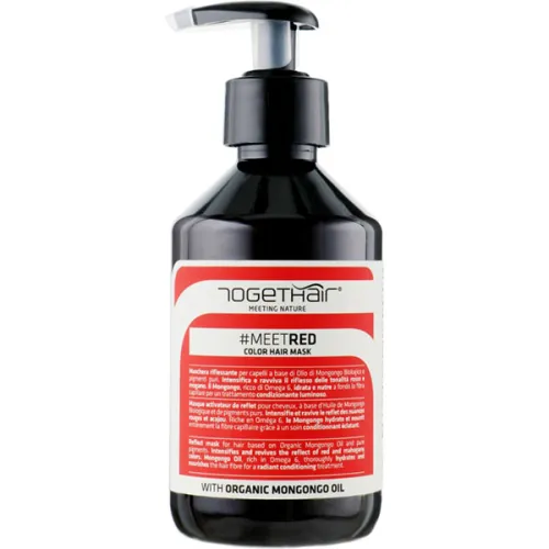Відтінкова маска для волосся «червона» Togethair Color Hair Mask Red, 250 мл.