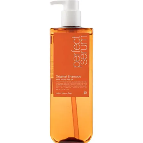 Укрепляющий шампунь для поврежденных волос «7 масел» Mise en Scene Perfect Serum Original Shampoo, 680 мл.