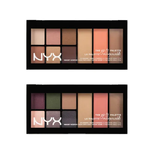 Палетка для лица NYX Go-To Palette, 1.7 г. и 2.5 г.