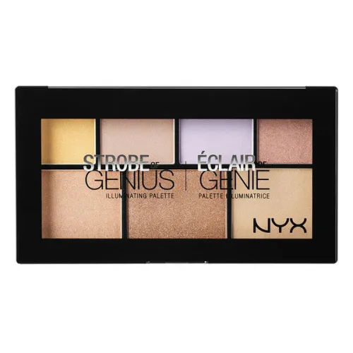 Палетка для стробінгу NYX Strobe of Genius Illuminating Palette, 2 г. и 4 г.