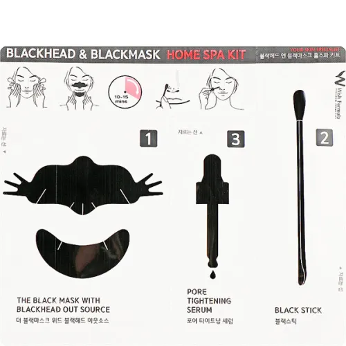 Набор для очищения от черных точек Wish Formula Blackhead & Blackmask Home Spa Kit