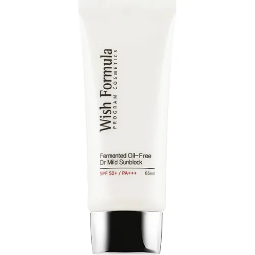 Солнцезащитный крем для лица Wish Formula Fermented Oil Free Dr Mild Sun Block SPF50+ PA+++, 65 мл.