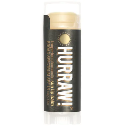 Бальзам для губ «мандарин і ромашка» Hurraw! Tangerine Chamomile Lip Balm SPF15, 4.8 г.
