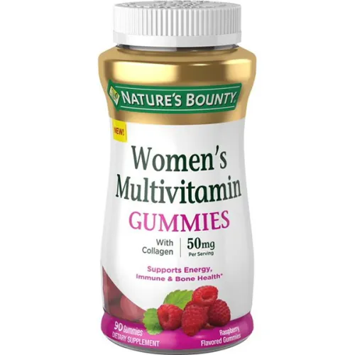 Мультивитаминный жевательный комплекс для женщин Nature’s Bounty Women’s Multivitamin Gummies with Collagen с коллагеном