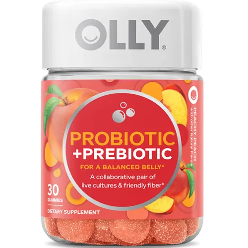 Жевательный пробиотик + пребиотик «персик» OLLY Probiotic + Prebiotic Gummy