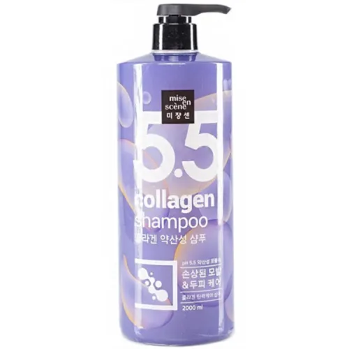 Шампунь для волосся Mise en Scene pH 5.5 Collagen Shampoo з колагеном, 2000 мл.