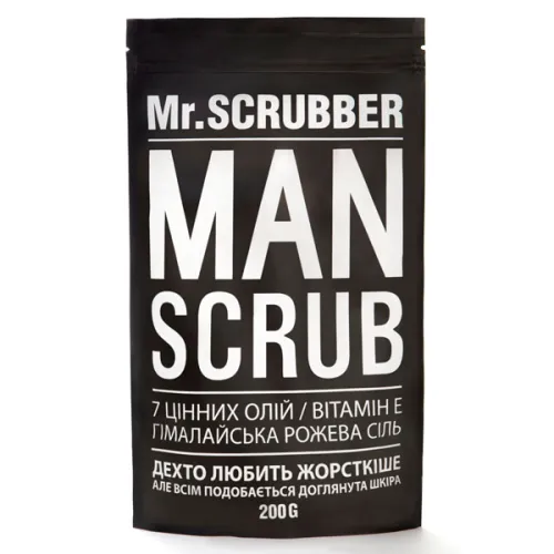 Мужской кофейный скраб для лица и тела Mr.Scrubber Man Coffee Bean Scrub, 200 г.